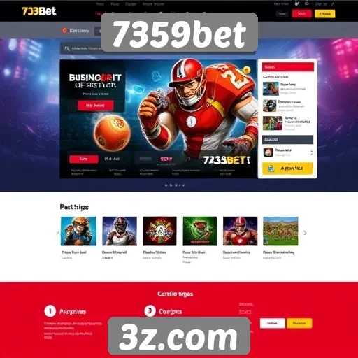 Análise da interface do usuário no site 7359bet