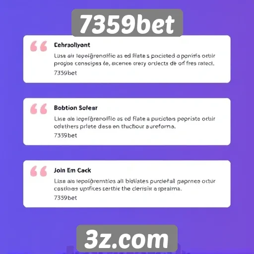 Depoimentos de usuários sobre 7359bet